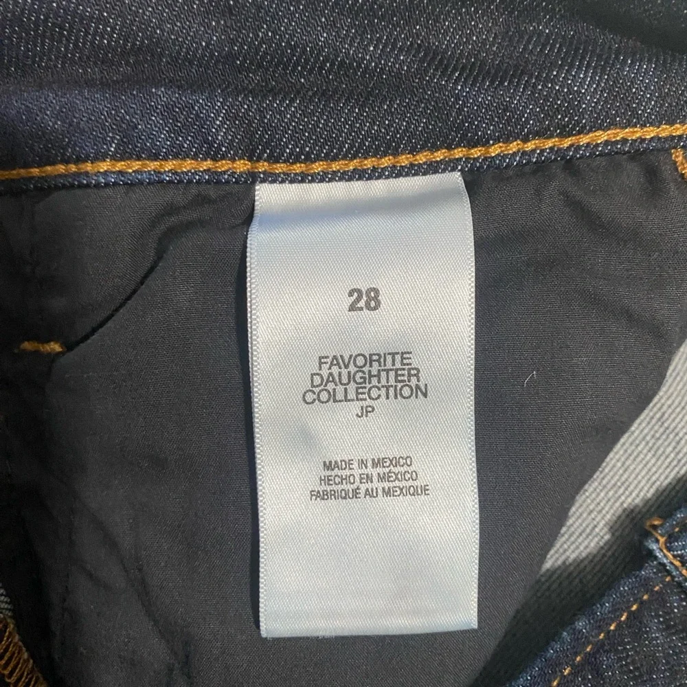 Favorite Daughter Dark blue Valentina tower Straight Leg Jeans 28 - Picture 5 of 8